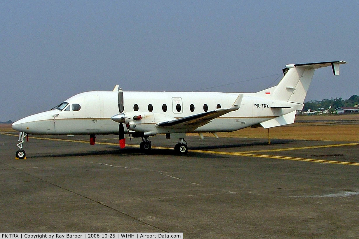 PK-TRX, 1995 Beech 1900D C/N UE-186, Beech 1900D [UE-186]  (Indonesia Air Transport) Jakarta-Halim~PK 25/10/2006