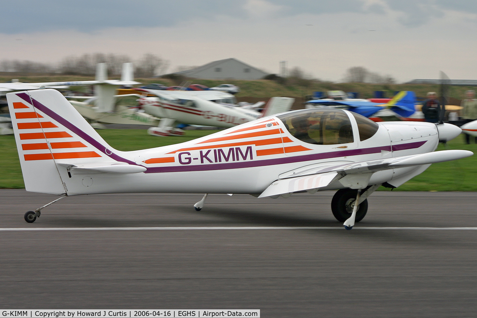 G-KIMM, 2001 Europa XS Monowheel C/N PFA 247-13404, Privately owned, at the PFA fly-in here.