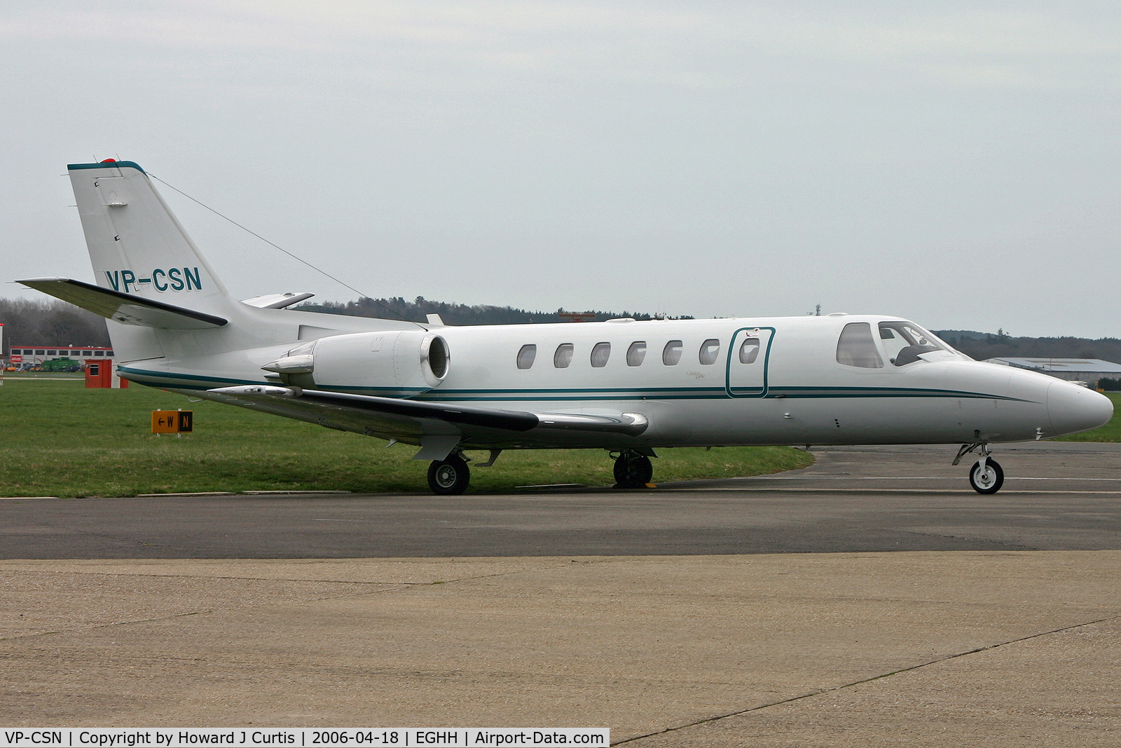 VP-CSN, 1997 Cessna 560 Citation Ultra C/N 560-0401, Corporate. Ex N401CV. Became OY-KLG.