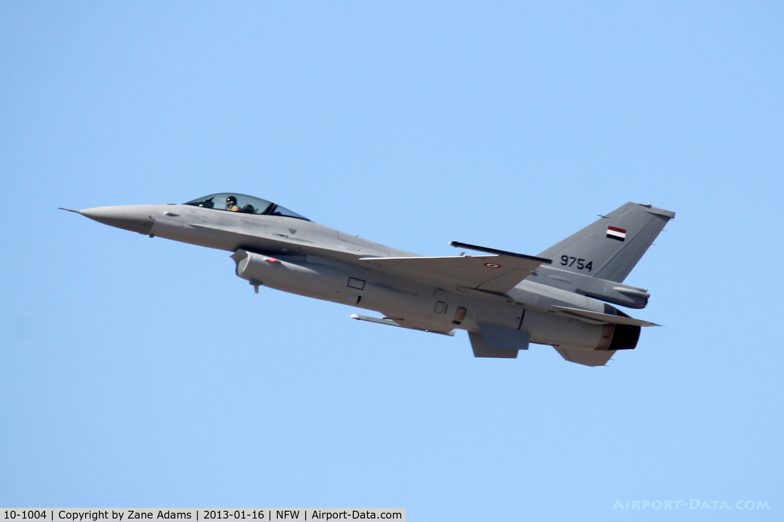 10-1004, 2010 Lockheed Martin F-16C Fighting Falcon C/N JJ-04, Egyptian Air Force F-16C on a pre-delivery test flight at NASNRB Fort Worth