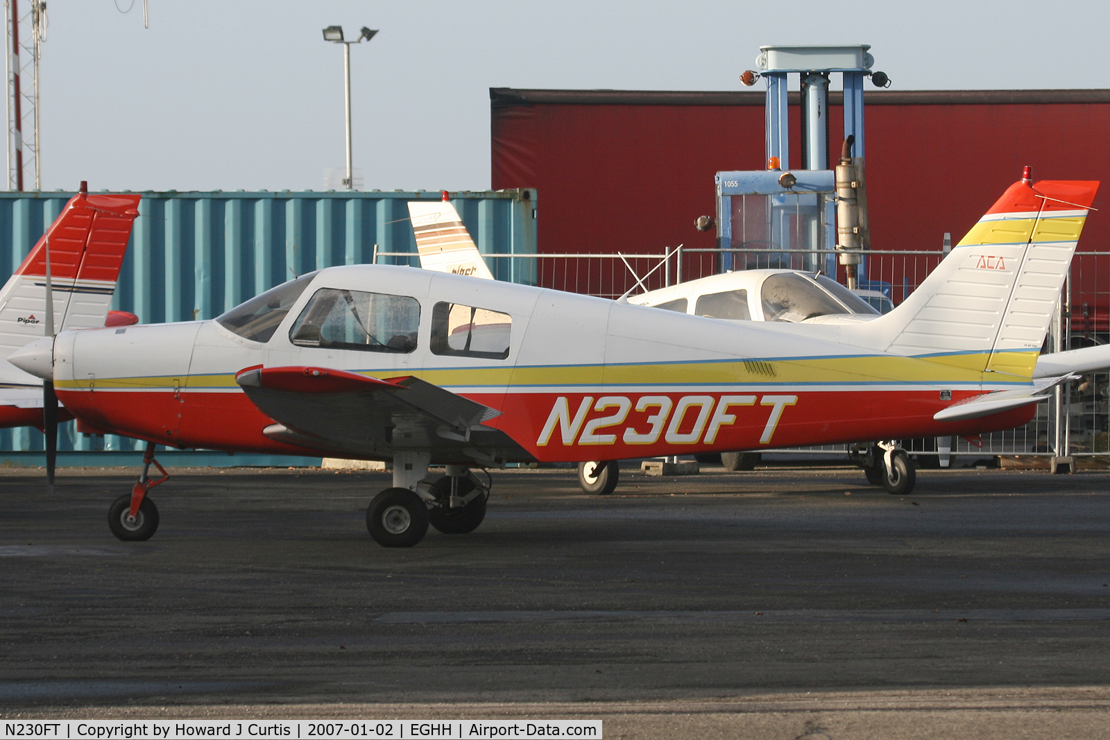 N230FT, 1989 Piper PA-28-161 Cadet C/N 2841224, Privately owned.