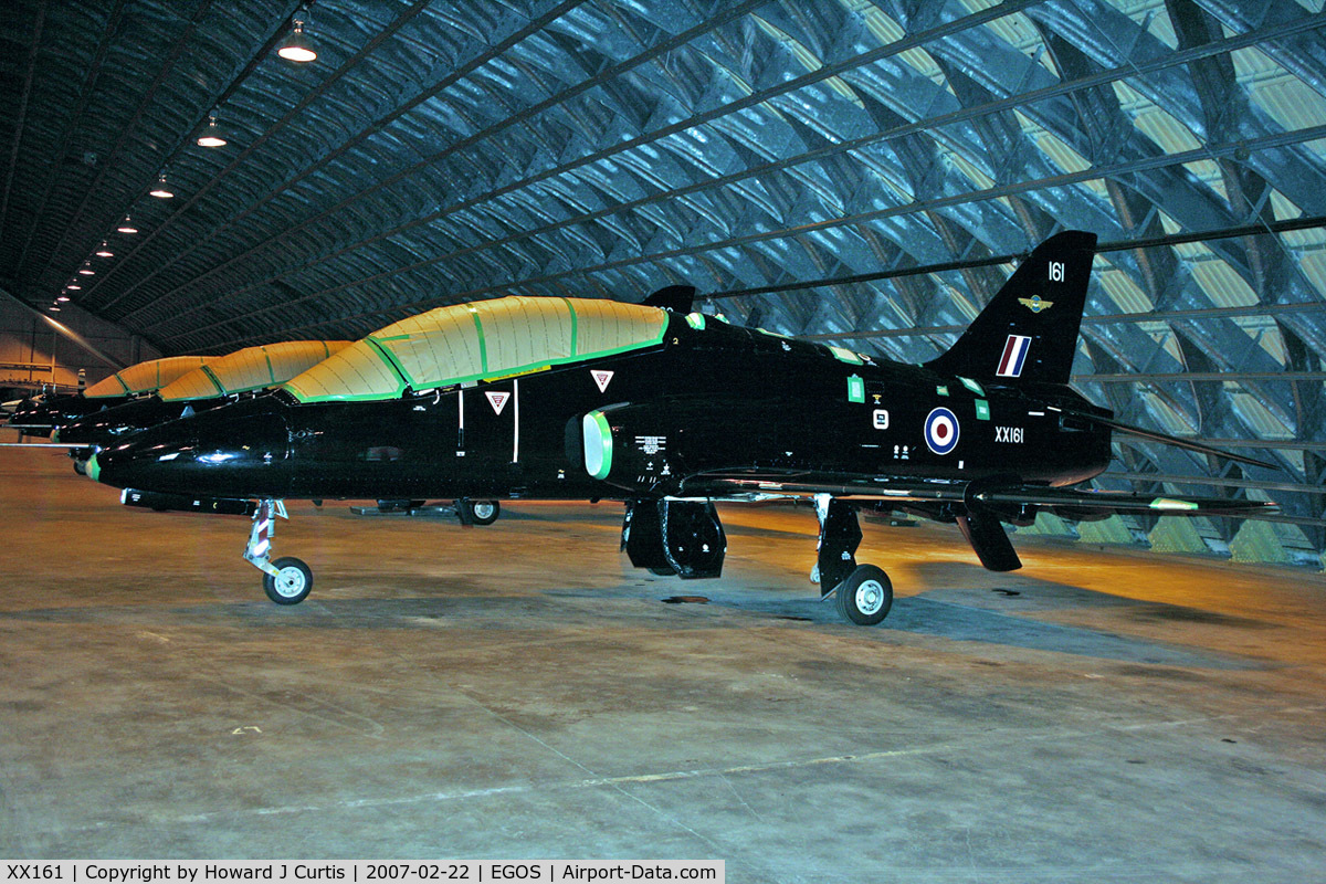 XX161, 1976 Hawker Siddeley Hawk T.1 C/N 007/312007, Royal Air Force, in store