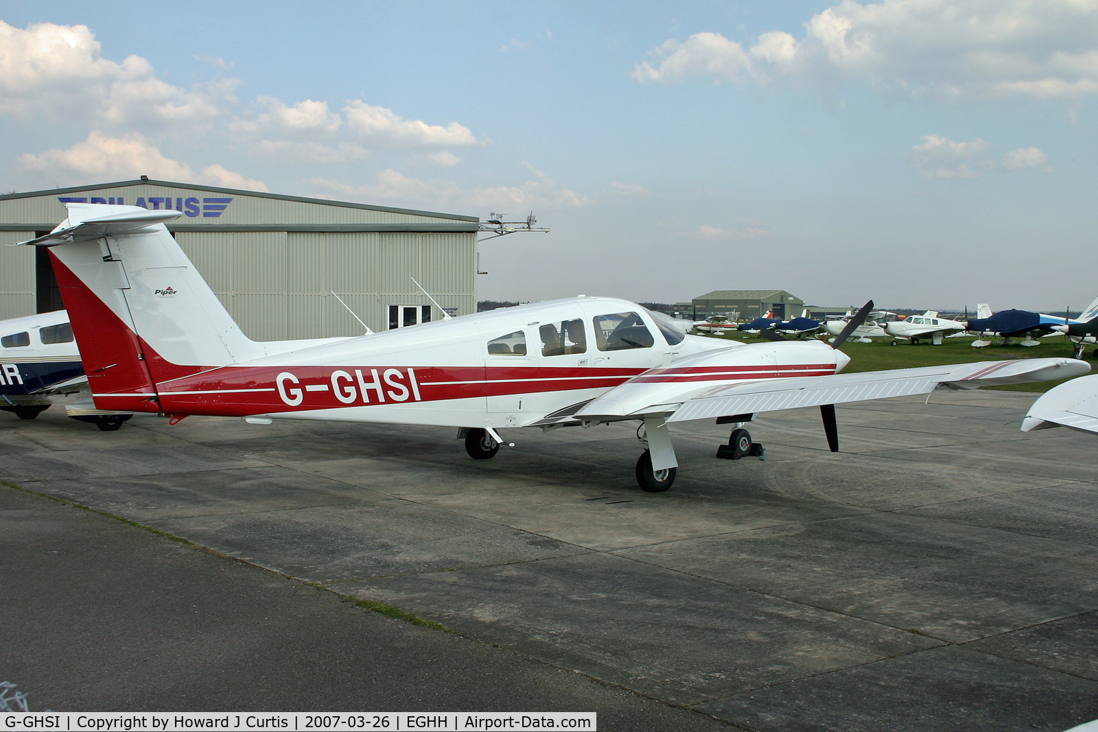 G-GHSI, 1981 Piper PA-44-180T Turbo Seminole C/N 44-8107026, Privately owned.