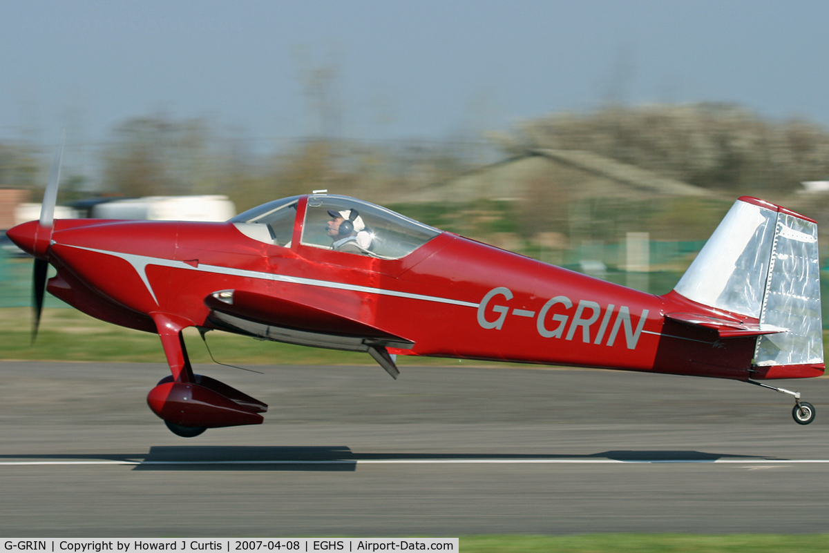 G-GRIN, 1999 Vans RV-6 C/N PFA 181-12409, At the PFA fly-in. Privately owned.