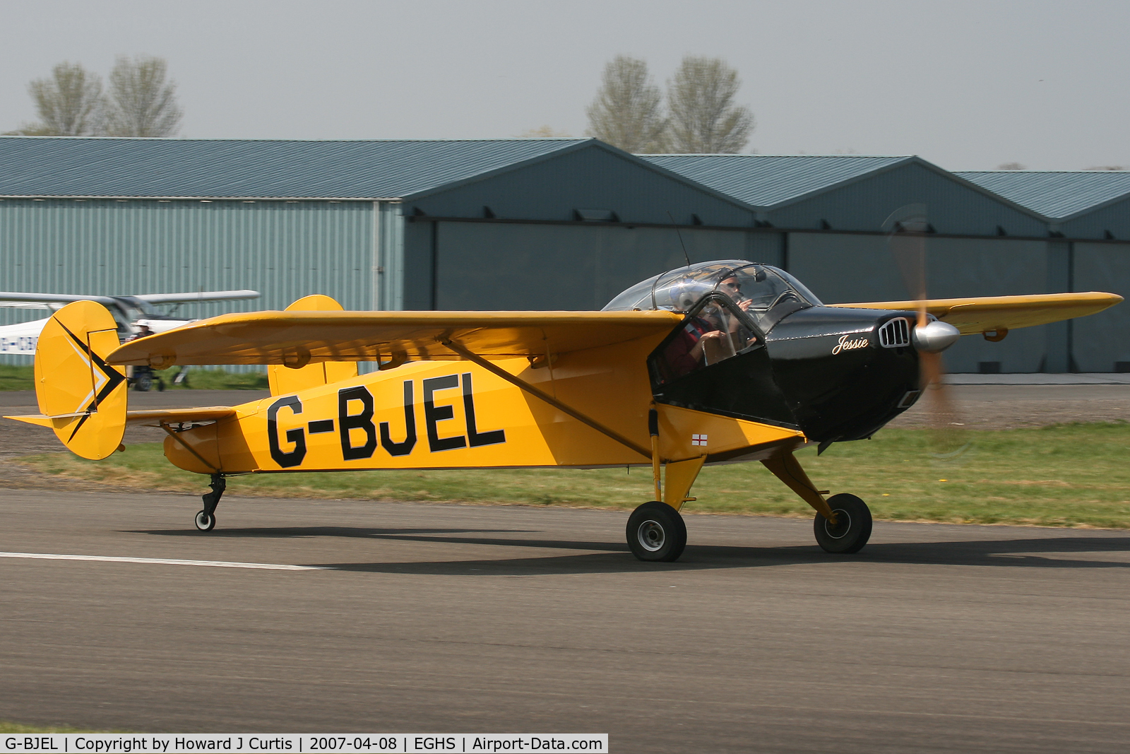 G-BJEL, 1951 Nord NC-854S C/N 113, At the PFA fly-in. Privately owned.
