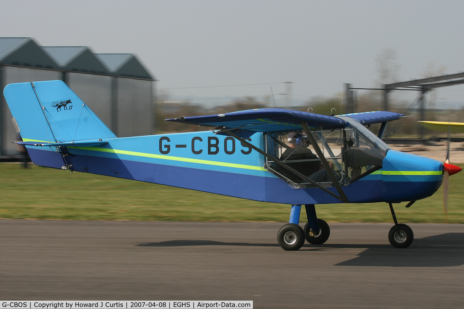 G-CBOS, 2002 Rans S-6ES Coyote II C/N PFA 204-13859, At the PFA fly-in. Privately owned.