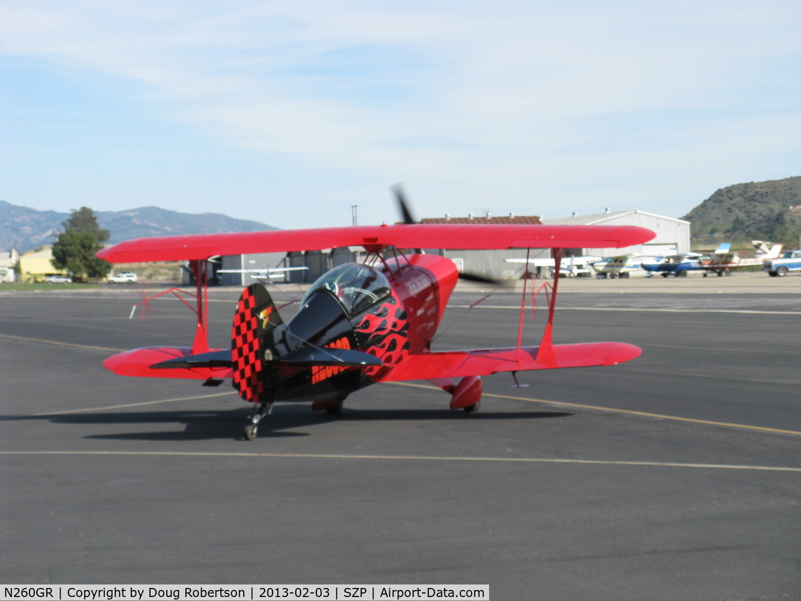 N260GR, 1984 Christen Pitts S-2B Special C/N 5059, 1984 Christen PITTS S-2B, Lycoming AEIO-540 260 Hp, engine start
