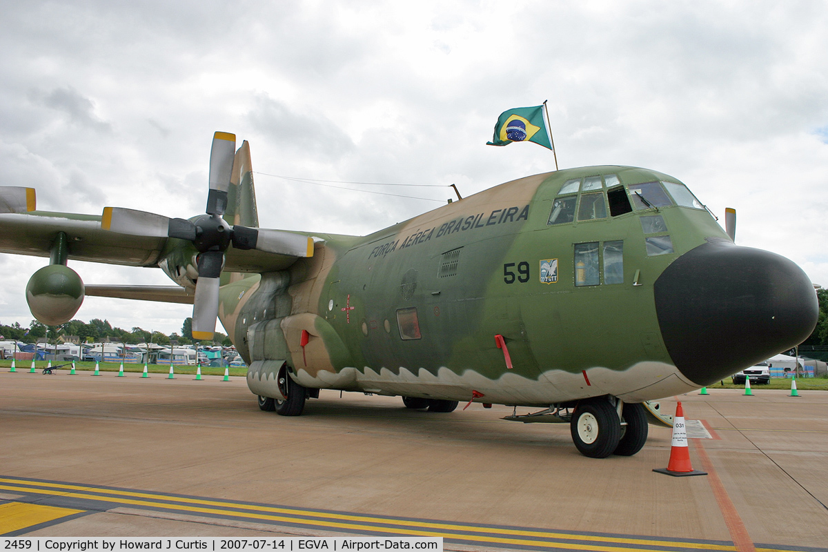 2459, 1968 Lockheed RC-130E Hercules C/N 382-4292, RIAT 2007. Brazilian Air Force.