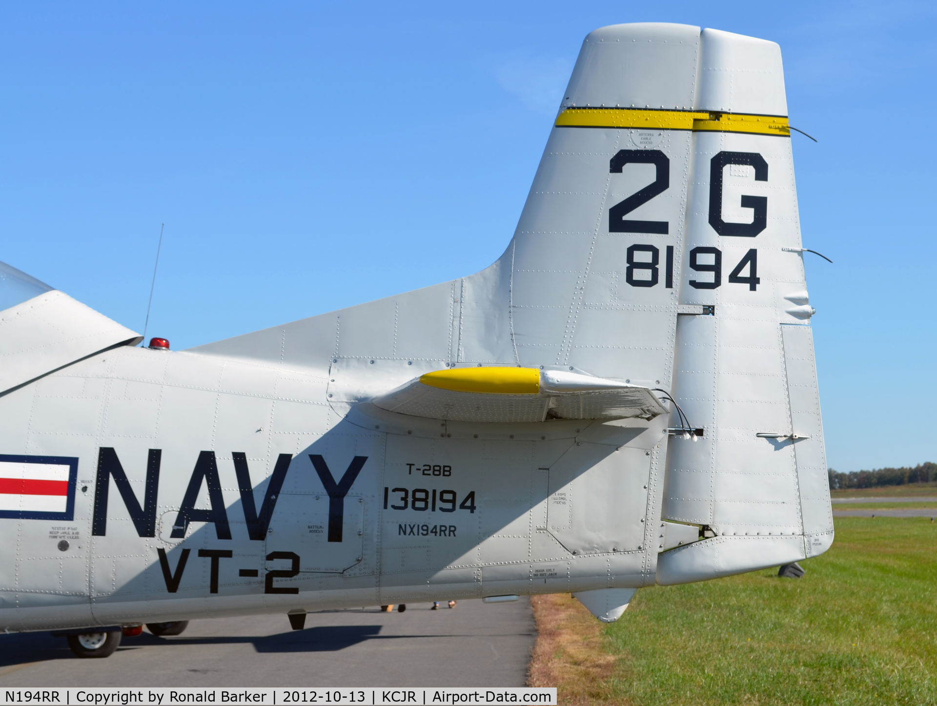 N194RR, North American T-28B Trojan C/N 200-265 (138194), Culpeper Air Fest 2012