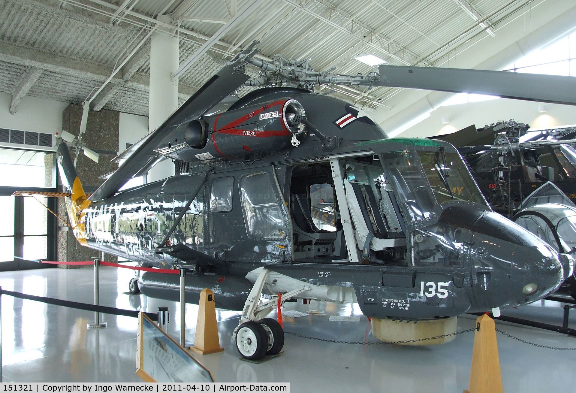 151321, Kaman SH-2F Seasprite C/N 158 (N8064Z), Kaman SH-2F Seasprite at the Evergreen Aviation & Space Museum, McMinnville OR