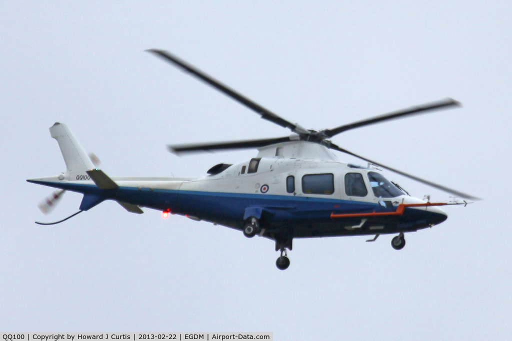 QQ100, 2001 Agusta A-109E Power C/N 11131, First in the 'QQ' series, allocated for QinetiQ aircraft.