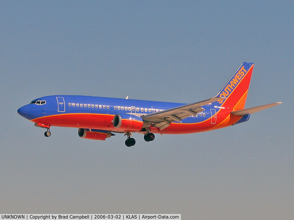 UNKNOWN, Boeing 737 C/N Unknown, Southwest Airlines / I seem to have misplaced my tail number.