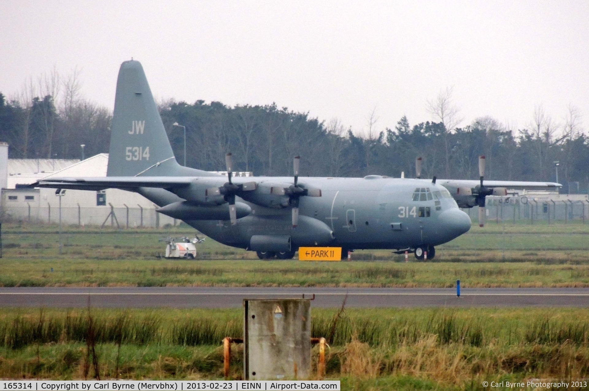 165314, 1994 Lockheed Martin C-130T Hercules C/N 382-5384, US Navy. Parked in the centre of the airfield.