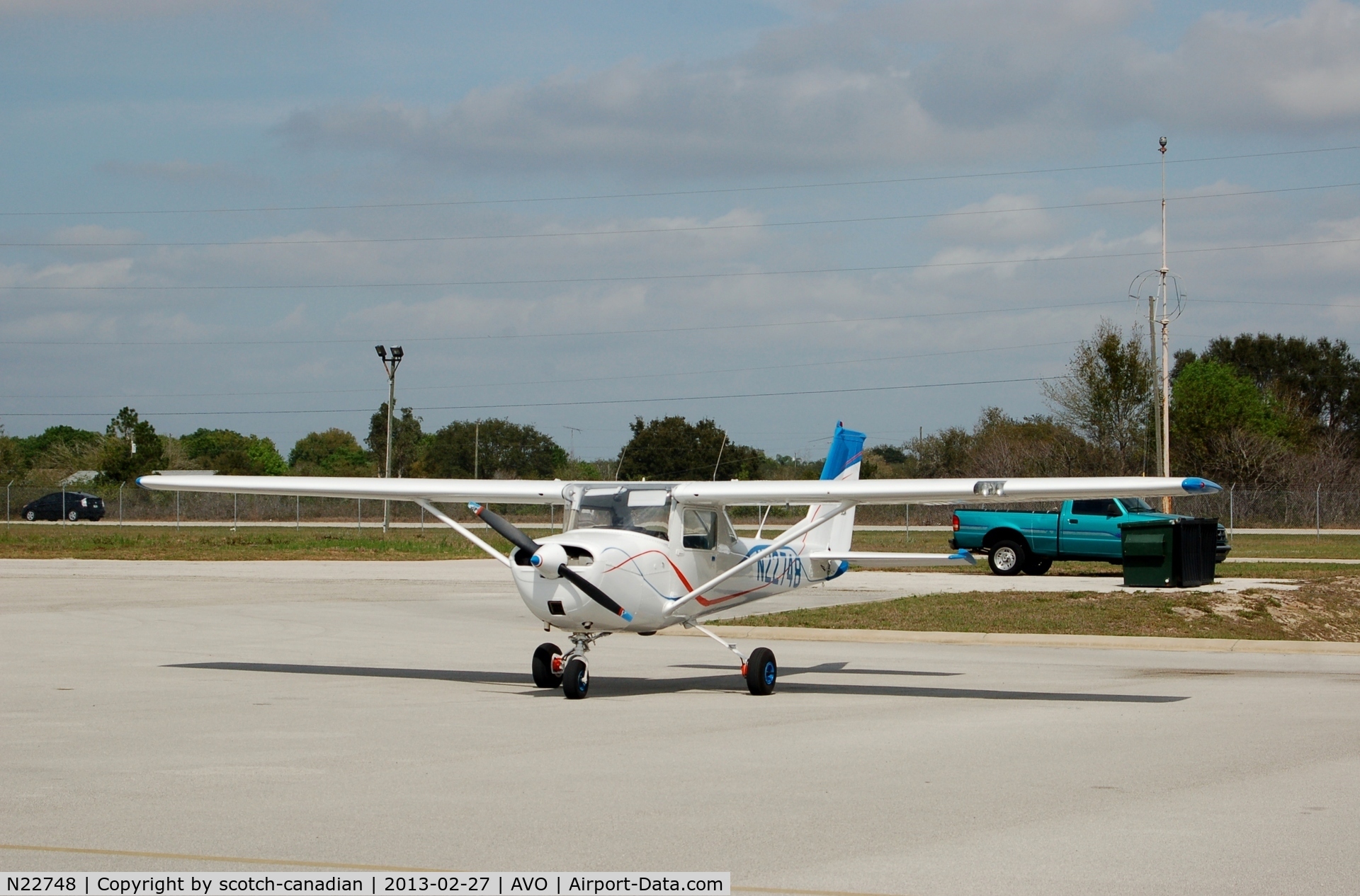 N22748, 1968 Cessna 150H C/N 15068492, 1968 Cessna 150H, N22748, at Avon Park Executive Airport, Avon Park, FL