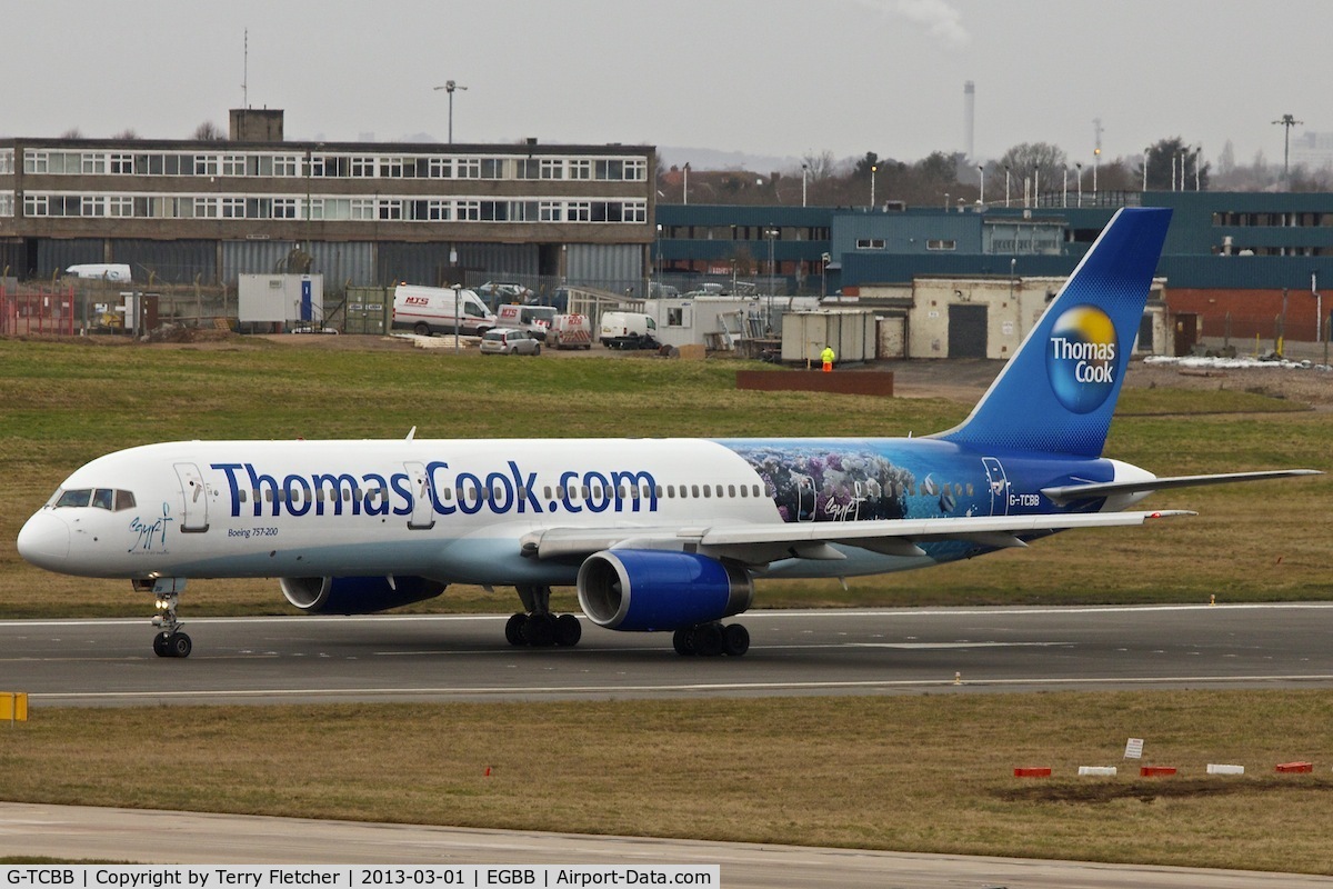 G-TCBB, 1999 Boeing 757-236 C/N 29945, Thos Cook 1999 Boeing 757-236, c/n: 29945 at Birmingham