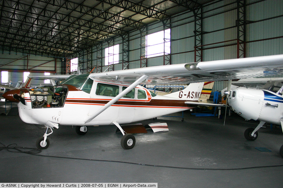 G-ASNK, 1963 Cessna 210B C/N 205-0400, Privately owned.