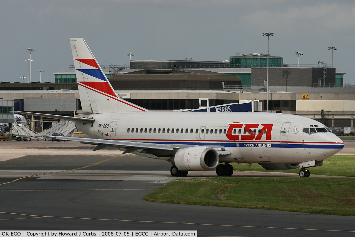 OK-EGO, 1999 Boeing 737-55S C/N 28475/3096, CSA Czech Airlines.