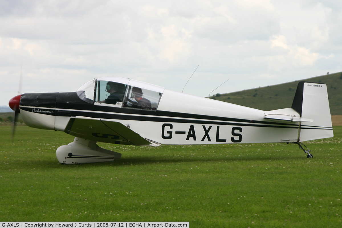 G-AXLS, 1959 Jodel DR-105A Ambassadeur C/N 86, Privately owned.
