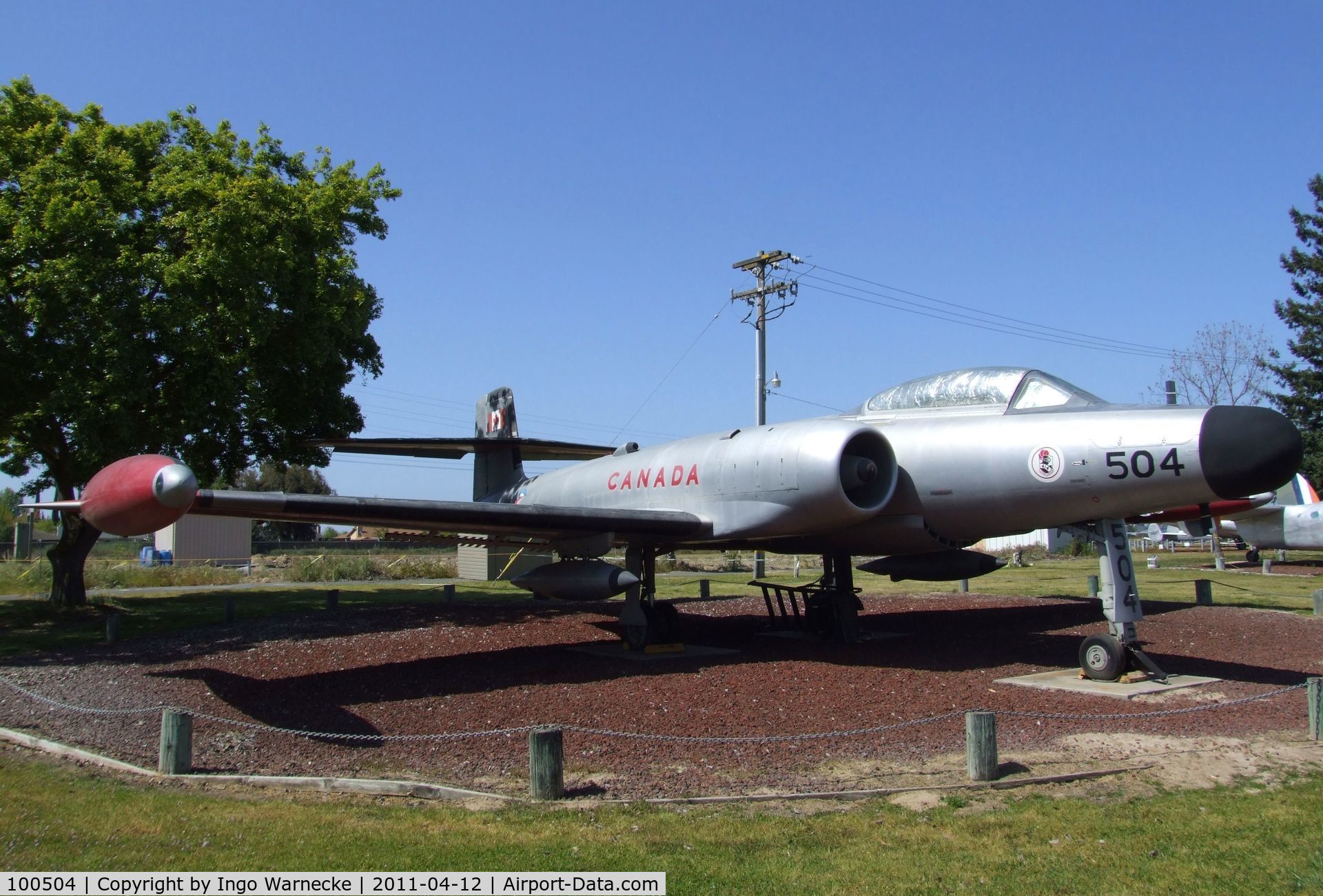 100504, 1955 Avro Canada CF-100 Mk.5 Canuck C/N 18504, Avro Canada CF-100 Mk.5 Canuck at the Castle Air Museum, Atwater CA