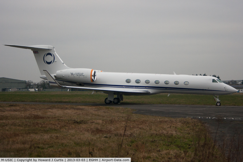 M-USIC, 2012 Gulfstream Aerospace V-SP G550 C/N 5394, Ineous Aviation's new Gulfstream, delivered here on 2nd March 2013. Ex N494GA.