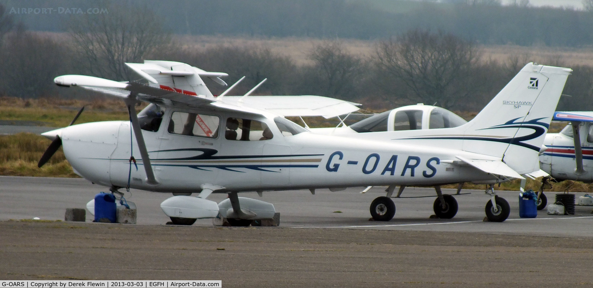 G-OARS, 2010 Cessna 172S C/N 172S11048, Seen at EGFH, ex N90042