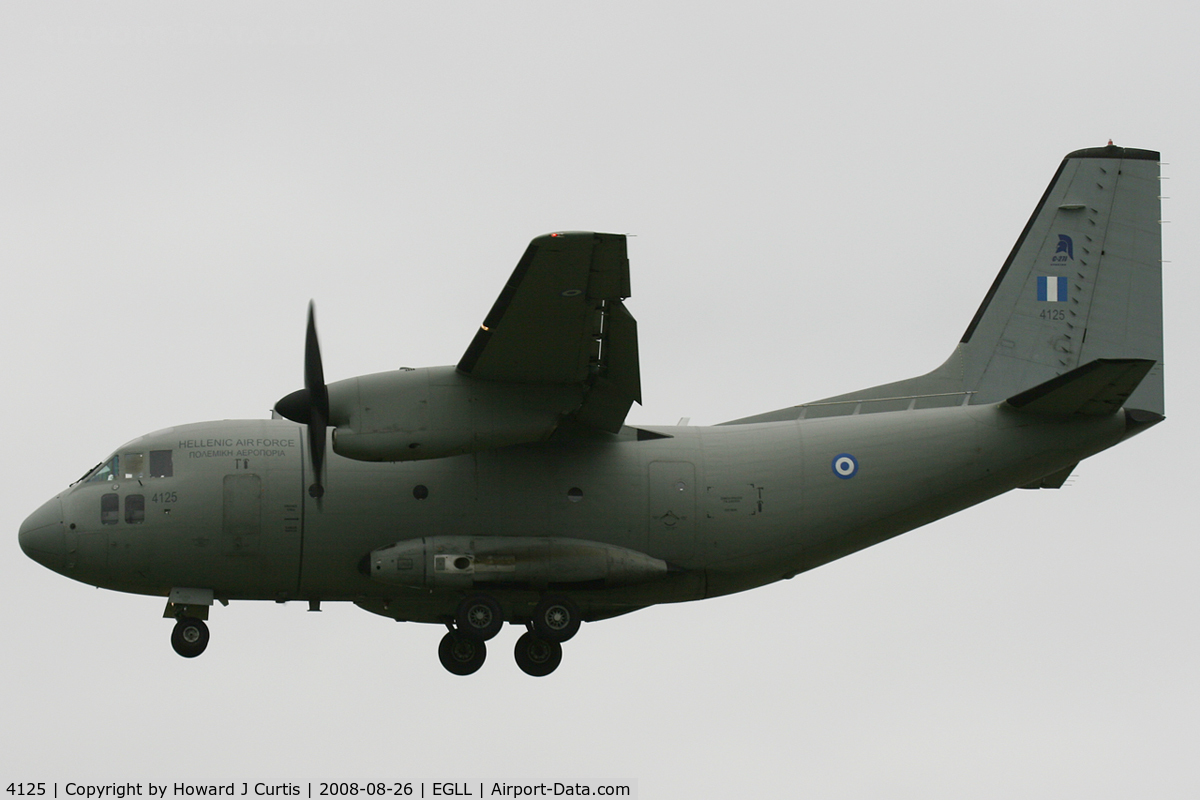 4125, 2008 Alenia C-27J Spartan C/N 4125/HA008, Hellenic Air Force.