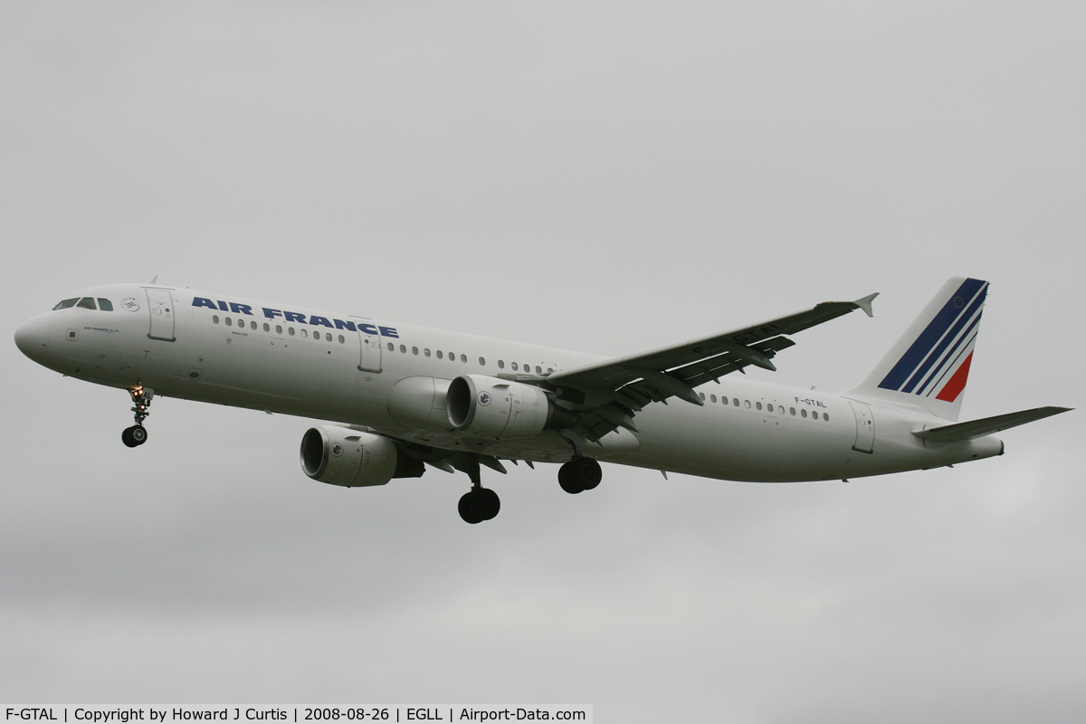 F-GTAL, 2002 Airbus A321-211 C/N 1691, Air France