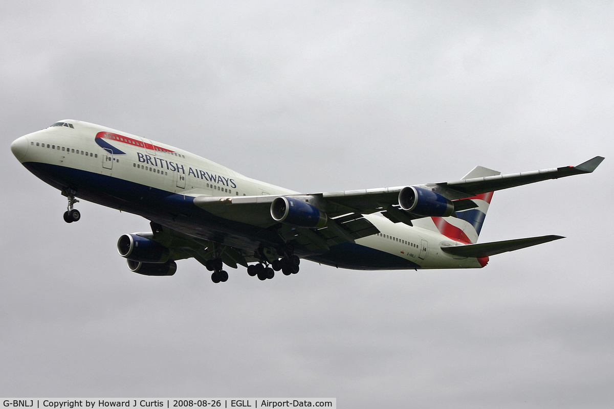 G-BNLJ, 1990 Boeing 747-436 C/N 24052, British Airways