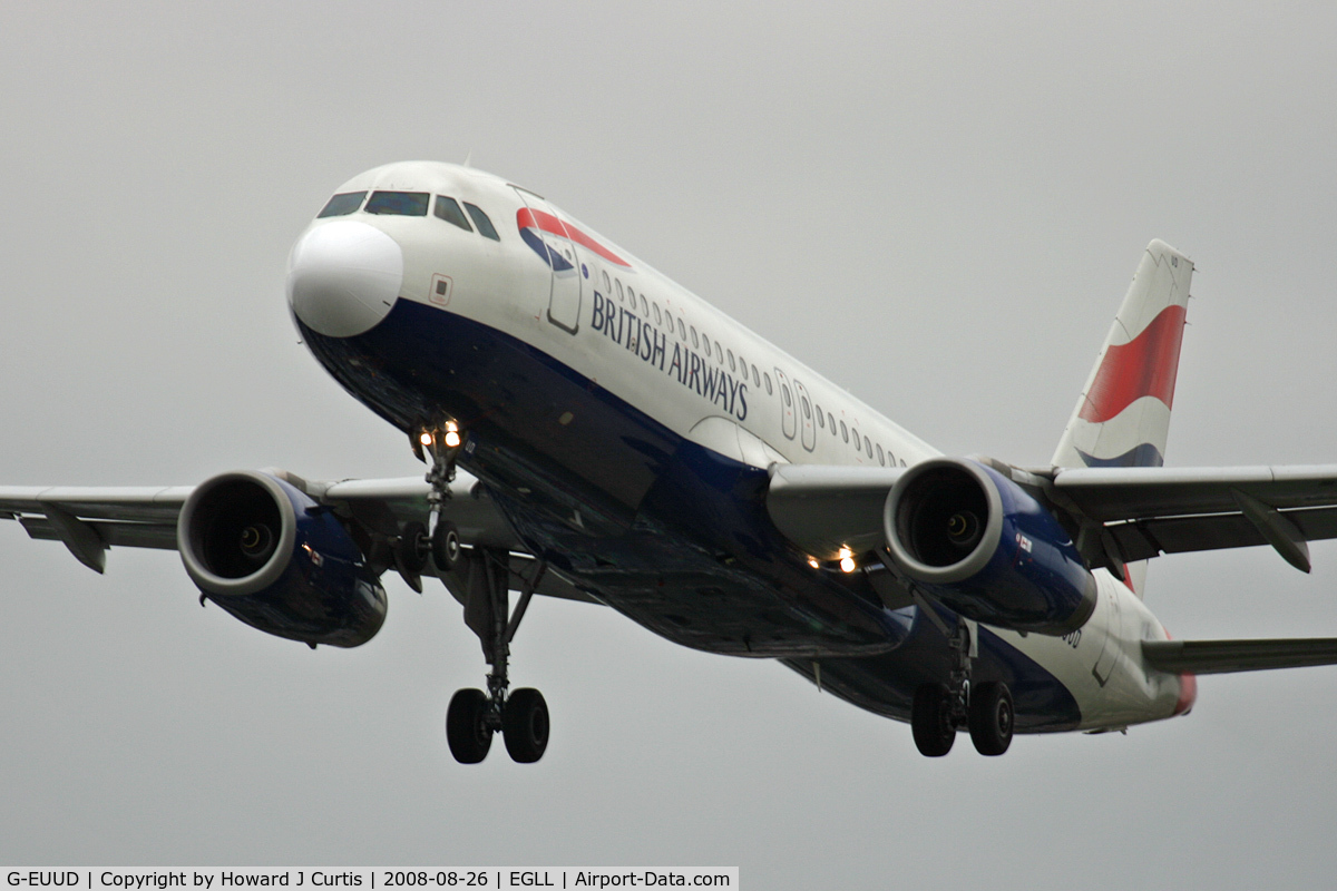 G-EUUD, 2002 Airbus A320-232 C/N 1760, British Airways