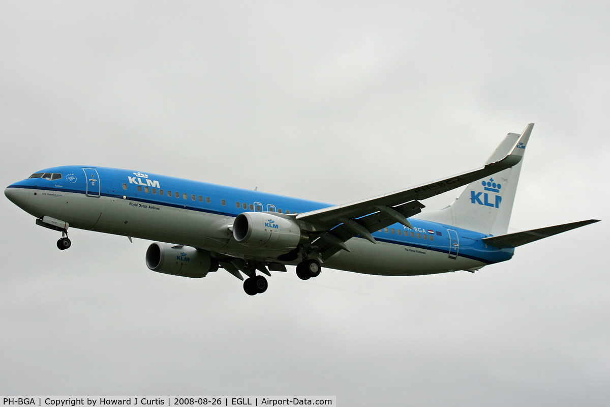PH-BGA, 2008 Boeing 737-8K2 C/N 37593, Operated by KLM.