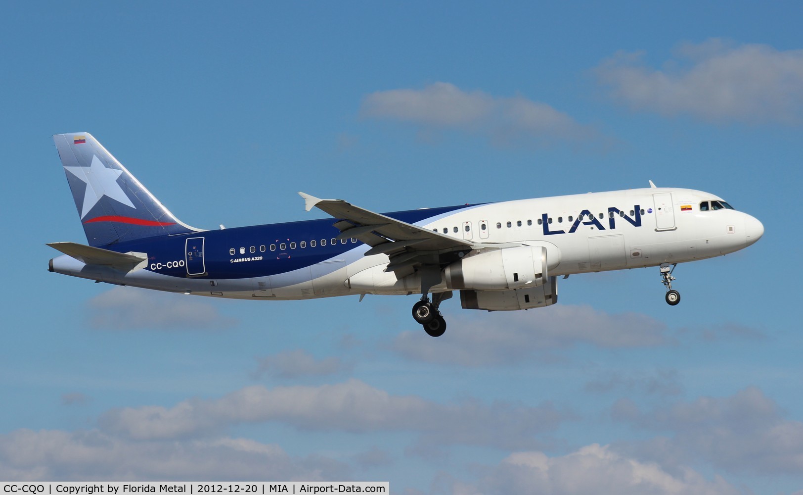 CC-CQO, 2008 Airbus A320-233 C/N 3535, LAN Colombia