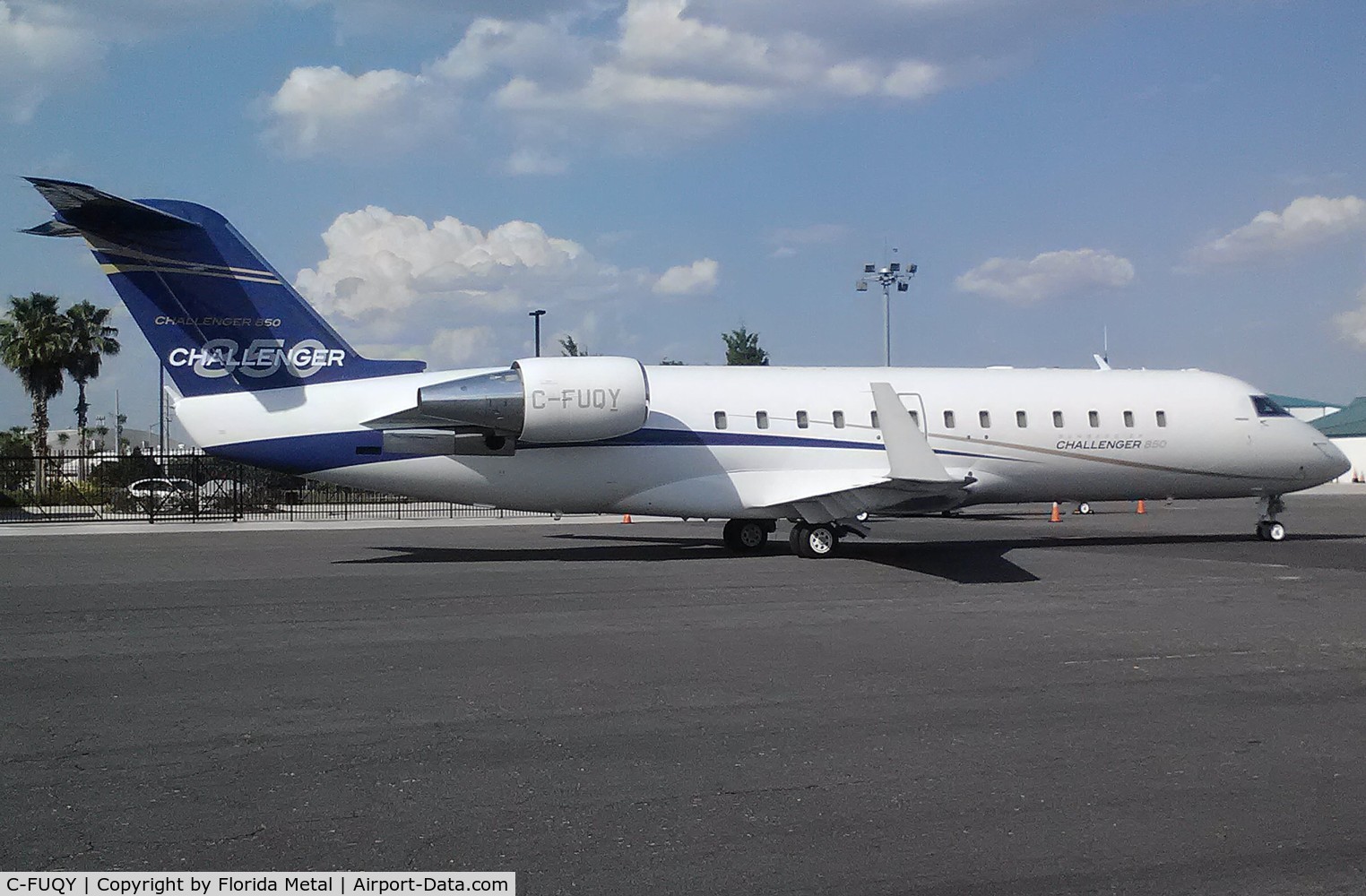 C-FUQY, 2008 Bombardier Challenger 850 (CL-600-2B19) C/N 8095, Challenger 850