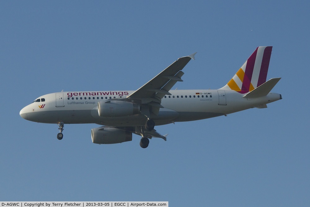 D-AGWC, 2006 Airbus A319-132 C/N 2976, German Wings A319 in revised scheme