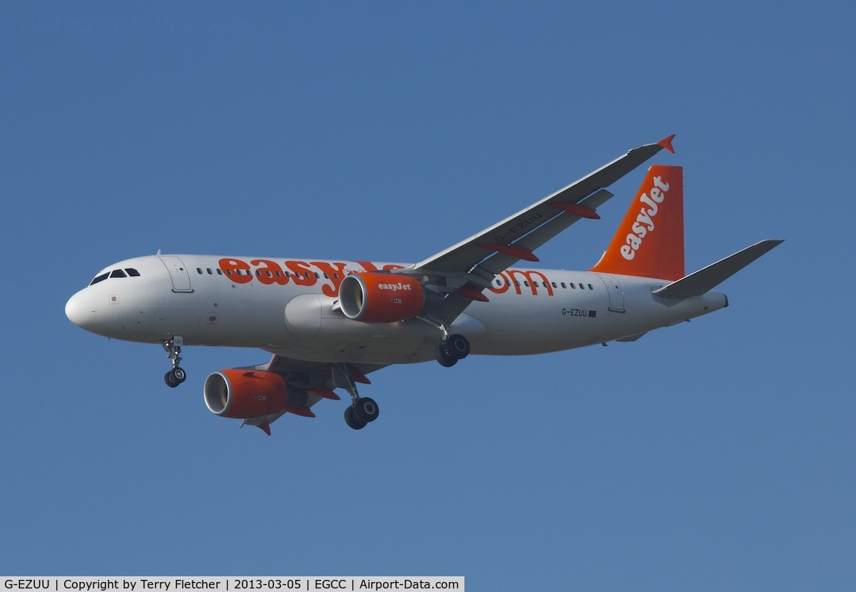 G-EZUU, 2011 Airbus A320-214 C/N 5150, 2011 Airbus A320-214, c/n: 5150 at Manchester