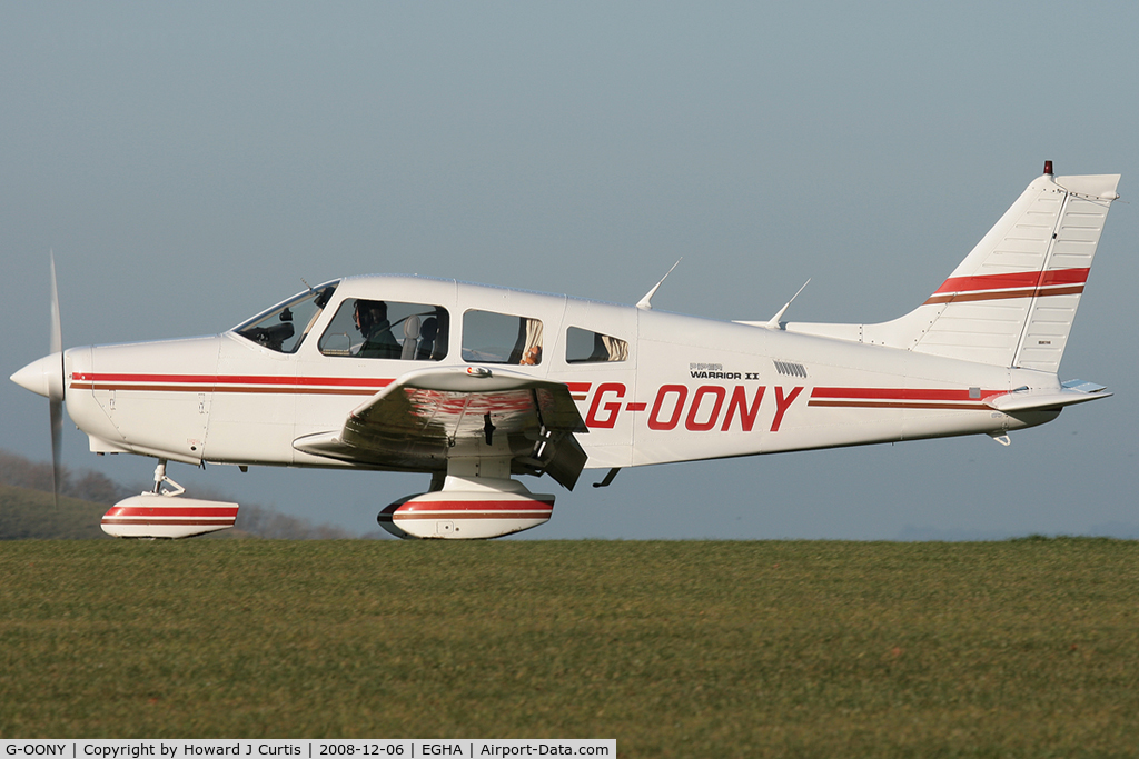 G-OONY, 1983 Piper PA-28-161 Cherokee Warrior II C/N 28-8316015, Privately owned.