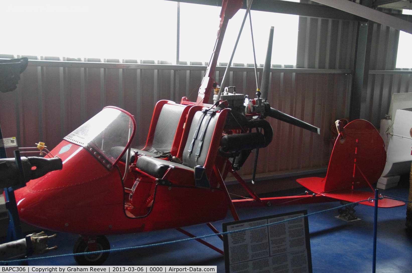 BAPC306, Lovegrove Autogyro Trainer C/N BAPC.306, Preserved at the Norfolk and Suffolk Aviation Museum, Flixton.