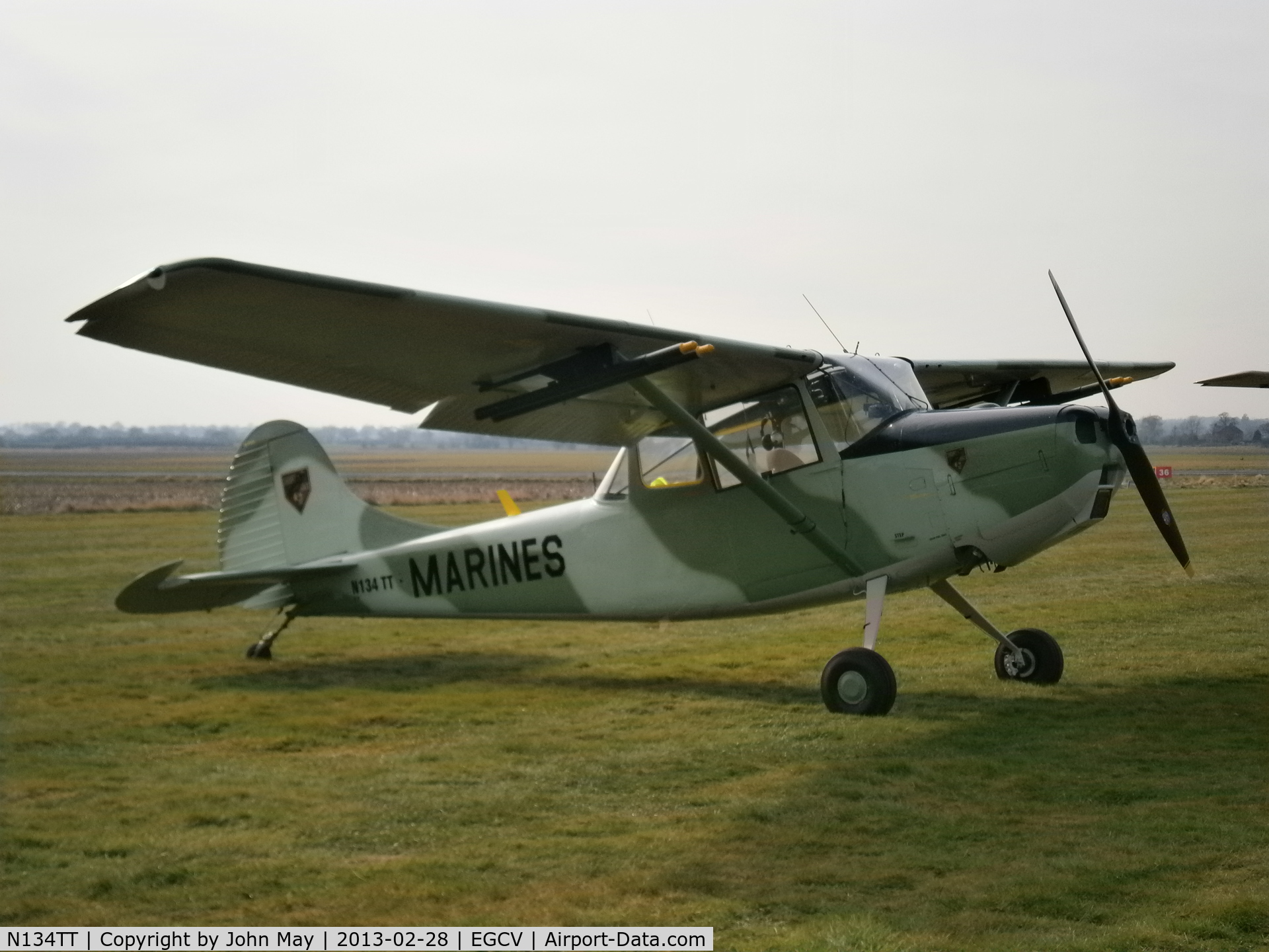 N134TT, 1957 Cessna 305C (0-1E) C/N 24541, Sleap Airfield, UK, EGCV