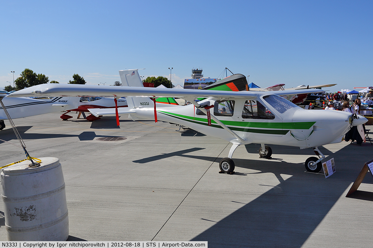 N333J, 2007 Jabiru J-250 C/N 333, Santa Rosa 2012 Air Show