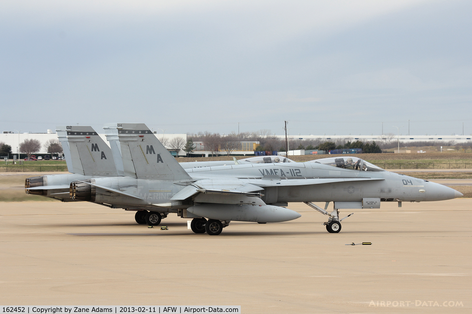 162452, McDonnell Douglas F/A-18A Hornet C/N 0302/A247, At Fort Worth Alliance Airport
