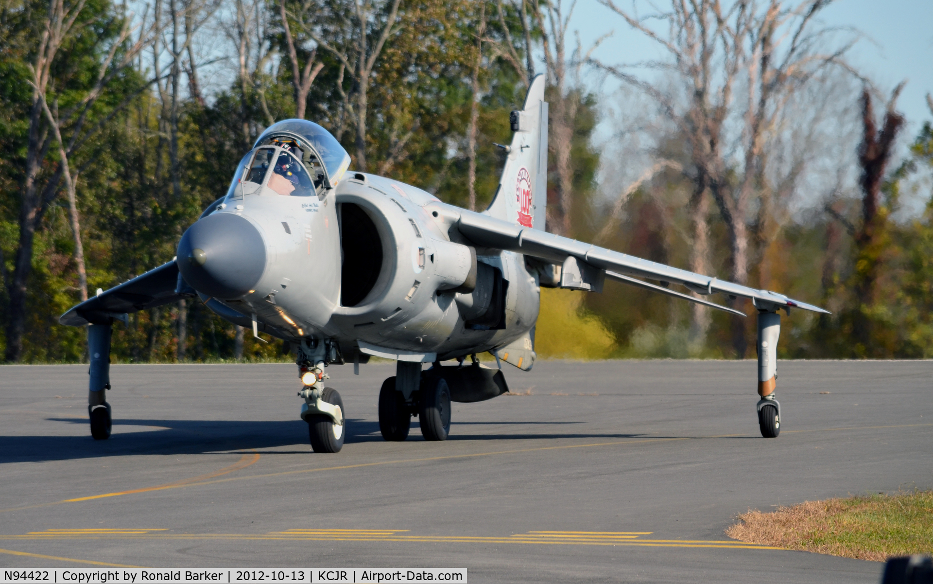 N94422, 1979 British Aerospace Sea Harrier F/A.2 C/N 41H-912002/DB2, Taxi - Culpeper Air Fest 2012