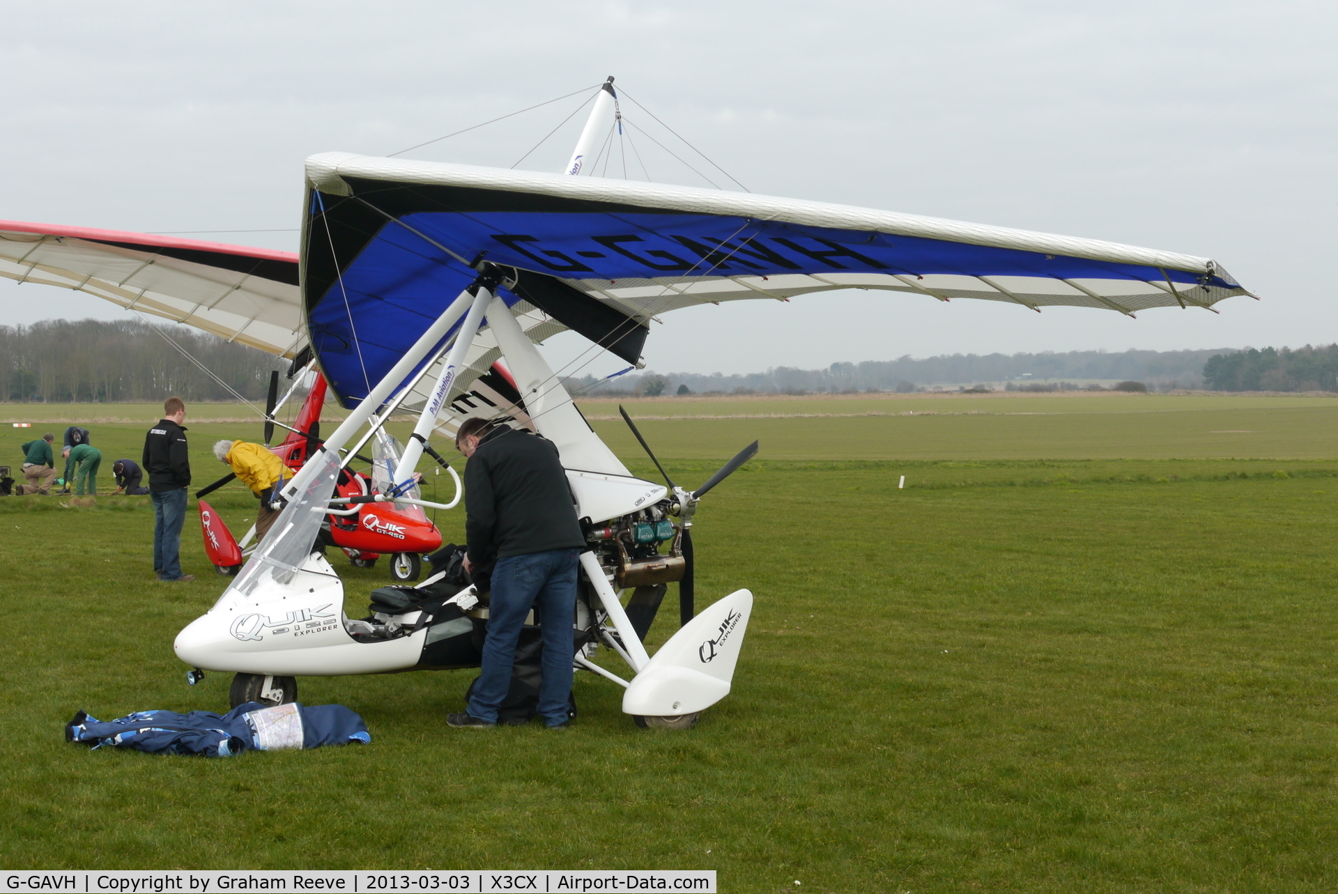 G-GAVH, 2010 Pegasus Quik C/N 8546, Parked at Northrepps.