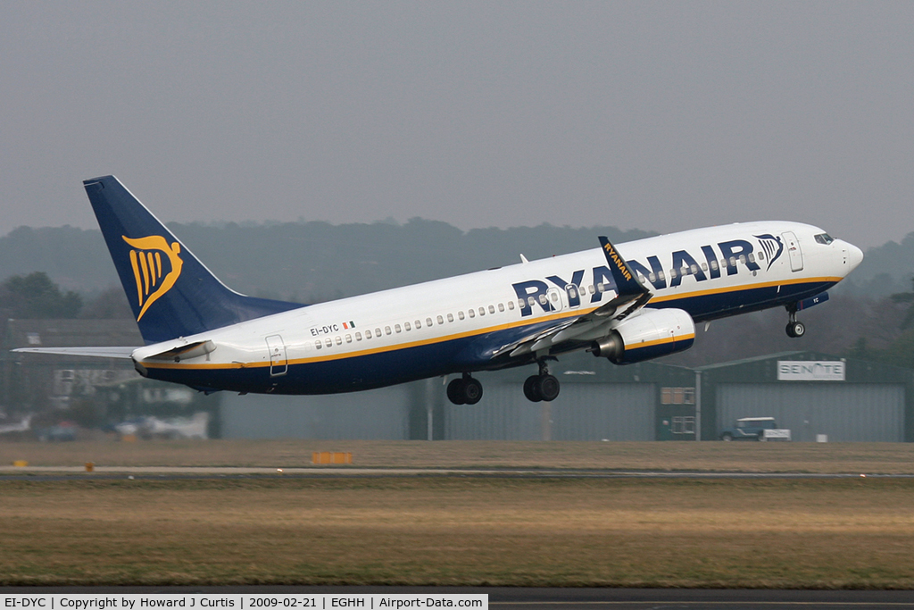 EI-DYC, 2008 Boeing 737-8AS C/N 36567, Ryanair