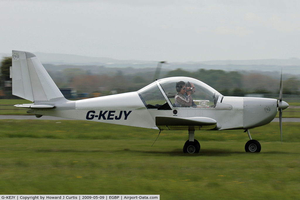 G-KEJY, 2004 Cosmik EV-97 TeamEurostar UK C/N 2017, At the Great Vintage Flying Weekend. Privately owned.