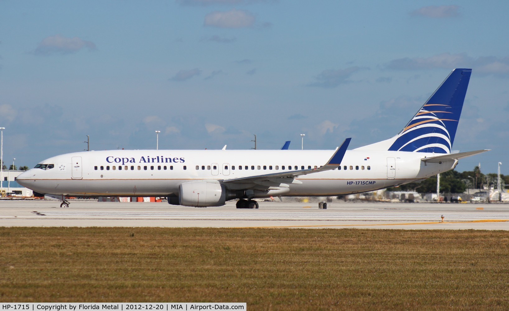 HP-1715, 2010 Boeing 737-8V3 C/N 40361, Copa 737-800