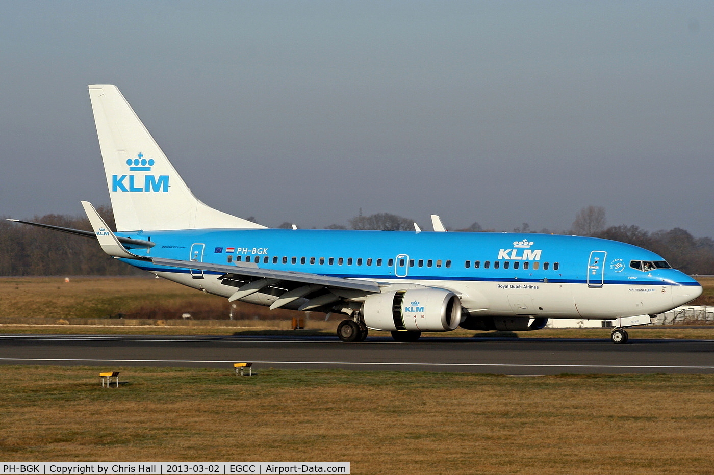 PH-BGK, 2010 Boeing 737-7K2 C/N 38054, KLM Royal Dutch Airlines