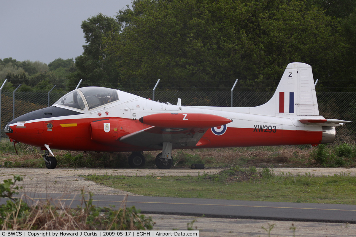 G-BWCS, 1971 BAC 84 Jet Provost T.5 C/N EEP/JP/957, Privately owned. Painted as XW293/Z.