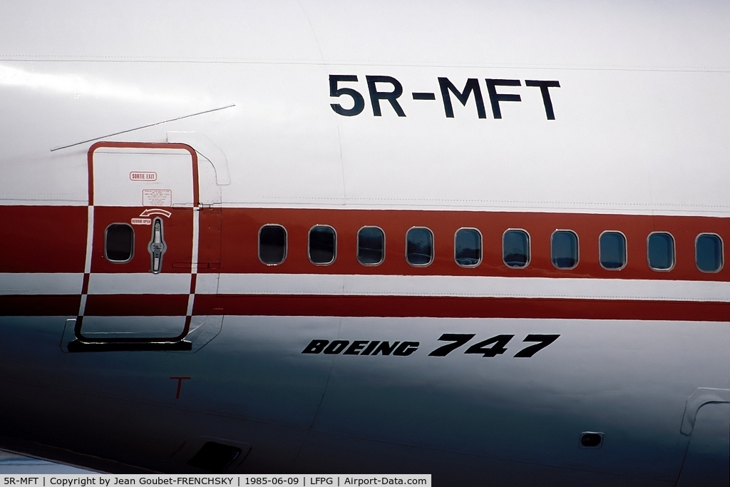 5R-MFT, 1979 Boeing 747-2B2B C/N 21614, Air Madagascar
