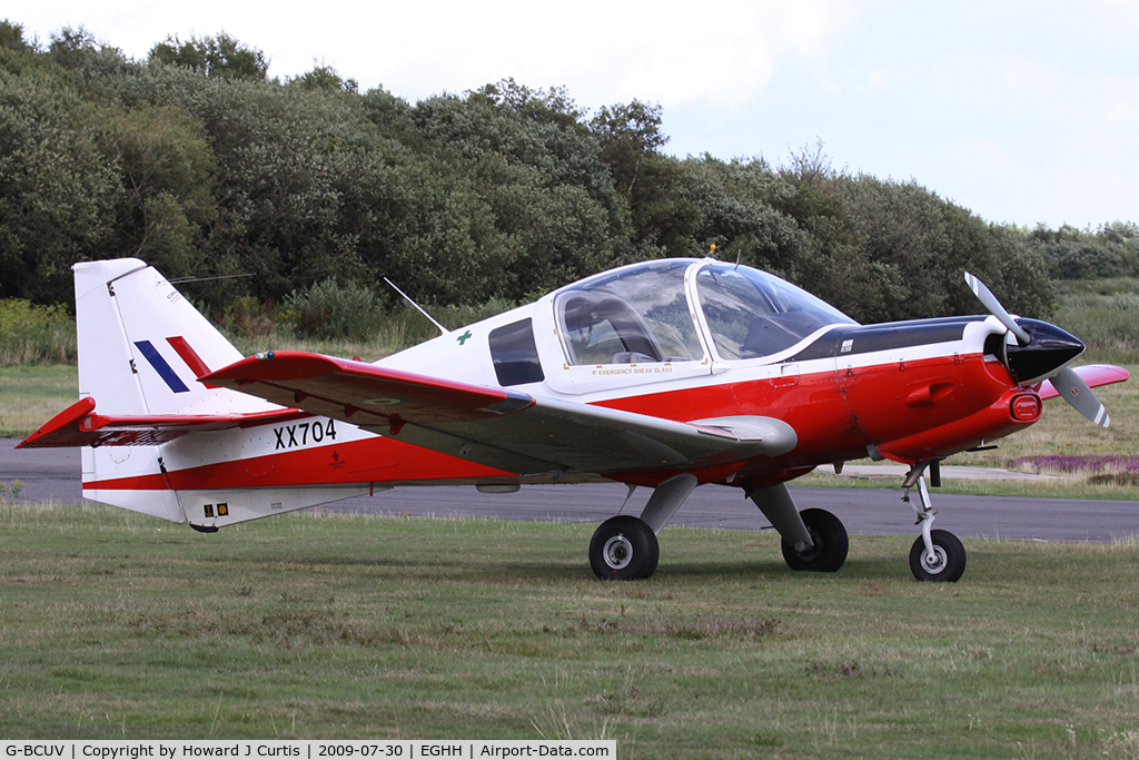 G-BCUV, 1975 Scottish Aviation Bulldog Series 120 Model 122 C/N BH120/376, Painted in false marks as 'XX704'.