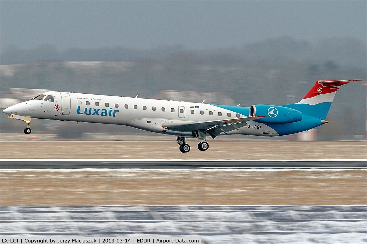 LX-LGI, 2000 Embraer EMB-145LU (ERJ-145LU) C/N 145369, Embraer ERJ 145LU