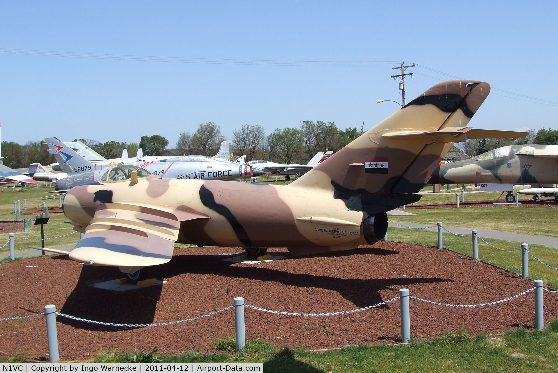 N1VC, 1956 Shenyang F4 C/N 2705, Shenyang J-5 (F-5) (MiG-17F FRESCO-C) at the Castle Air Museum, Atwater CA